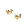 Thumbnail Image 3 of Fossil Ladies' Sadie All My Love Gold Tone Stainless Steel Heart Stud Earrings