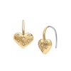 Thumbnail Image 2 of Fossil Ladies' Sadie All My Love Gold Tone Stainless Steel Heart Drop Earrings