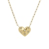 Thumbnail Image 1 of Fossil Ladies' Sadie All My Love Gold Tone Stainless Steel Heart Pendant Necklace