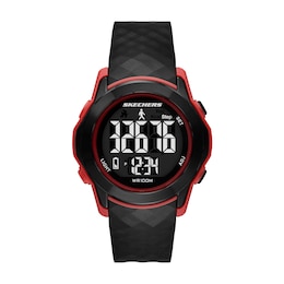 Skechers Men's Galloway Digital Black Polycarbonate Watch