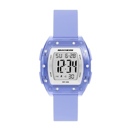 Skechers Ladies' Sawtelle Digital Purple Polycarbonate Watch