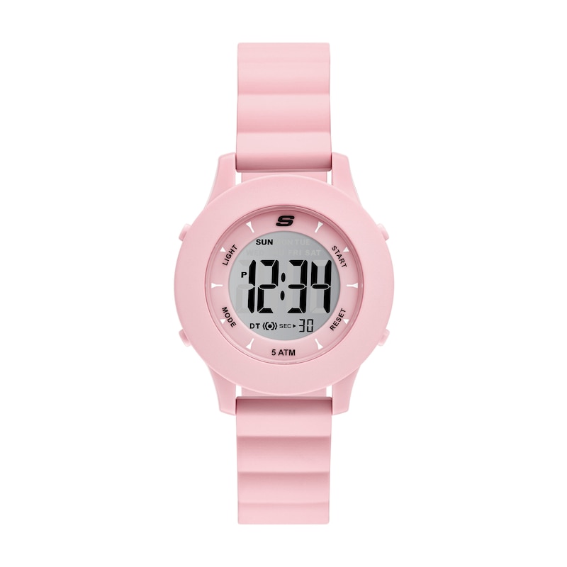 Main Image 1 of Skechers Ladies' Rosencrans Digital Blush Polycarbonate Watch