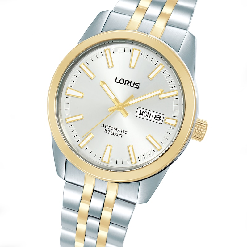 Main Image 2 of Lorus Men's Automatic Silver Dial Two Tone Bracelet Watch