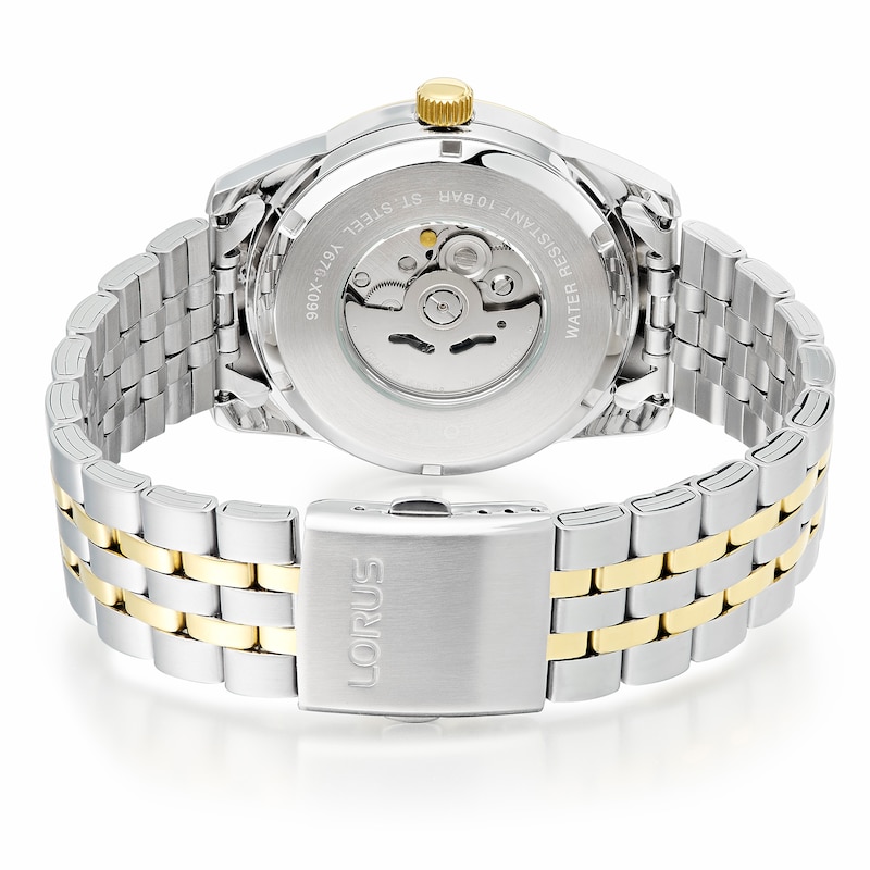 Main Image 4 of Lorus Men's Automatic Silver Dial Two Tone Bracelet Watch