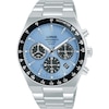 Thumbnail Image 1 of Lorus Solar Men's Chronograph Blue Dial Stainless Steel Watch