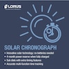 Thumbnail Image 5 of Lorus Solar Men's Chronograph Blue Dial Stainless Steel Watch