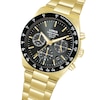 Thumbnail Image 2 of Lorus Solar Men's Chronograph Black Dial Gold Tone Stainless Steel Watch