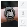 Thumbnail Image 3 of Garmin Instinct E45 mm Black Bezel Charcoal Strap Smartwatch