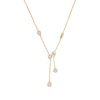 Thumbnail Image 1 of Michael Kors Ladies' Brilliance 14ct Gold Plated Sterling Silver Pendant Necklace