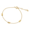 Thumbnail Image 1 of Michael Kors Ladies' 14ct Gold Plated Sterling Silver Station Bracelet