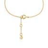 Thumbnail Image 2 of Michael Kors Ladies' 14ct Gold Plated Sterling Silver Station Bracelet