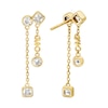 Thumbnail Image 2 of Michael Kors Ladies' Brilliance 14ct Gold Plated Sterling Silver Drop Earrings