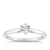 Thumbnail Image 0 of 9ct White Gold Diamond Solitaire Ring