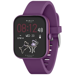 Radley Series 32 Purple Silicone Strap Smart Watch