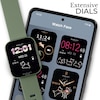 Thumbnail Image 3 of Radley Series 32 Dark Olive Silicone Strap Smart Watch