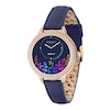 Thumbnail Image 1 of Radley Series 33 Amoled Stone Set Ink Blue Leather Strap Smart Calling Watch